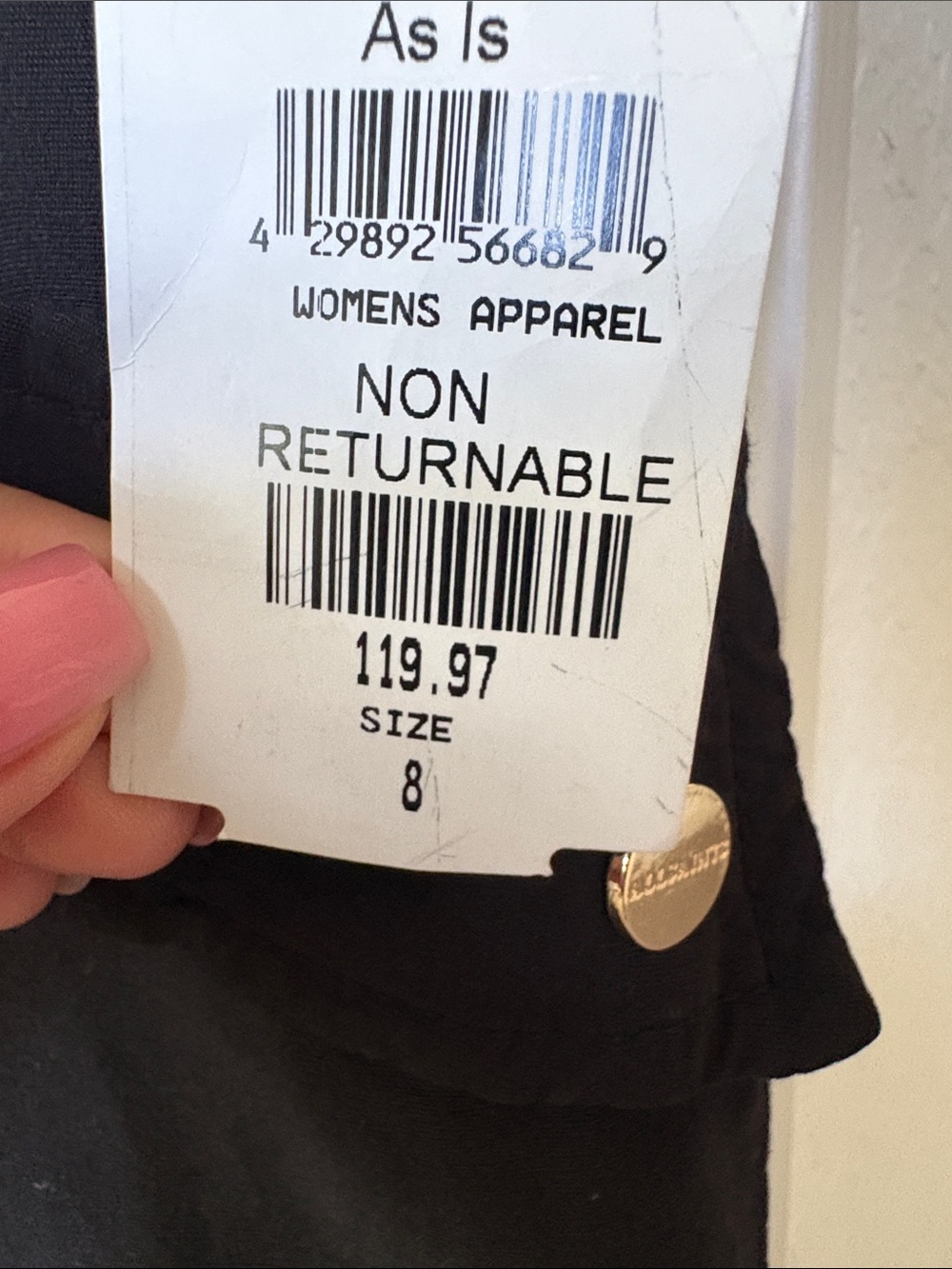 ALL SAINTS NWT Val Twill Cargo Pants Color Black Size 8 - Picture 9 of 10